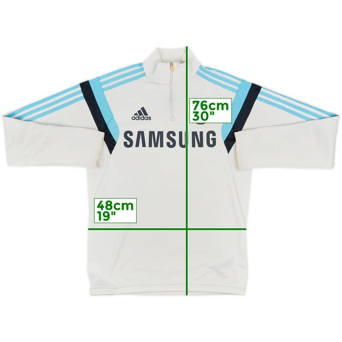 2014-15 Chelsea adidas 1/4 Zip Drill Top - 5/10 - (S)