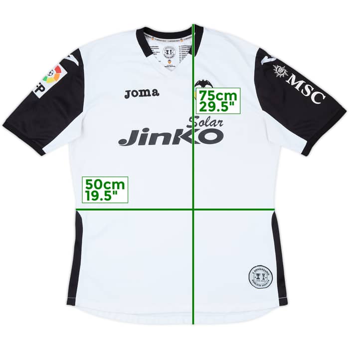 2013-14 Valencia Home 'Aniversario Dobelete 2004' Special Home Shirt - 6/10 - (L)