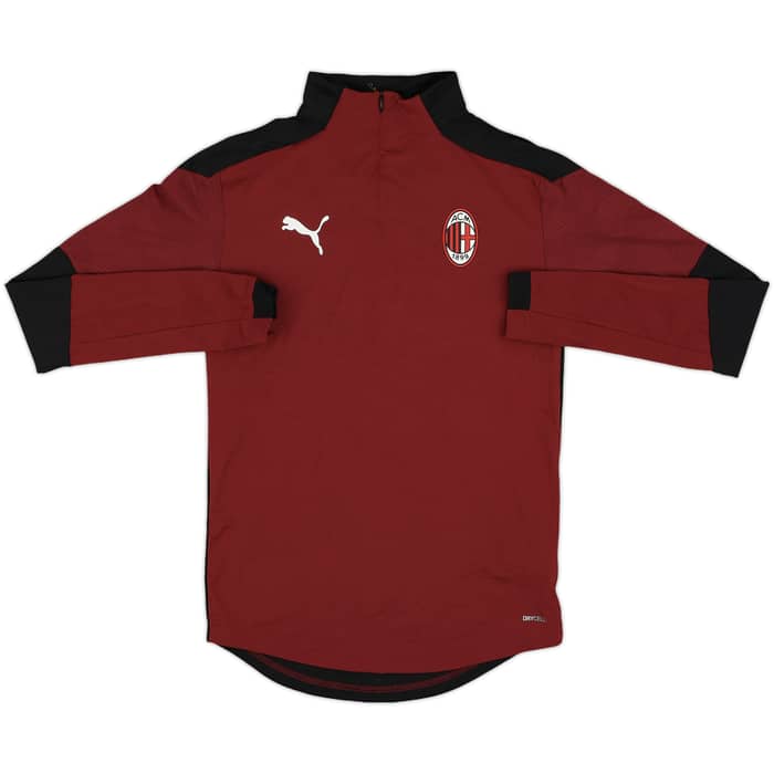 2019-20 AC Milan Puma 1/4 Zip Drill Top - 8/10 - (XS)