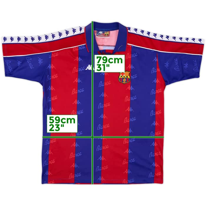 1992-95 Barcelona Home Shirt - 8/10 - (XL)