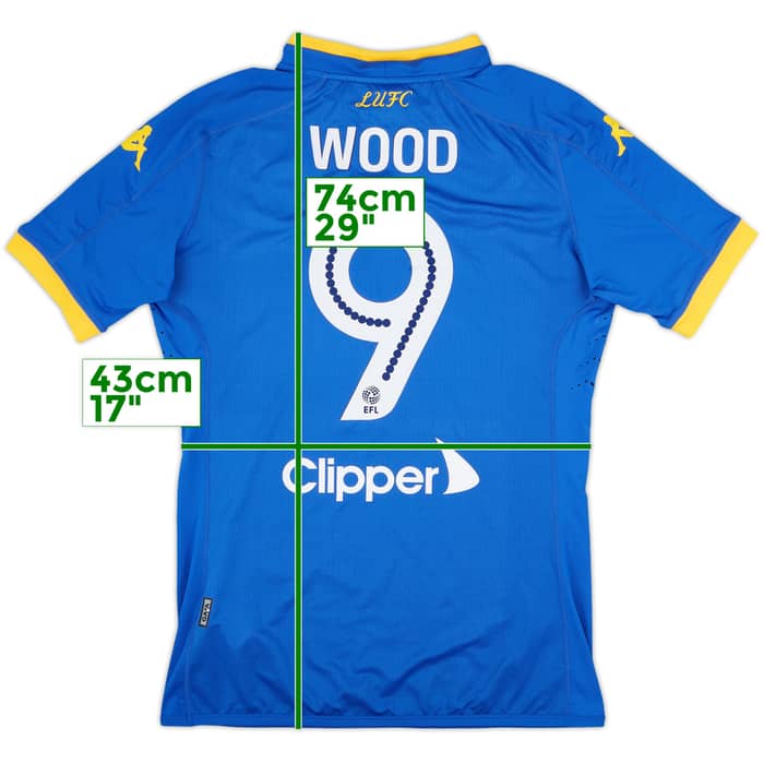 2016-17 Leeds United Authentic Away Shirt Wood #9 - 7/10 - (M)