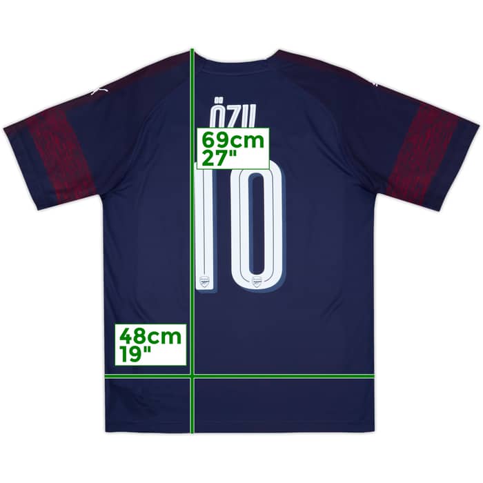 2018-19 Arsenal Away Shirt Ozil #10 - 9/10 - (L)