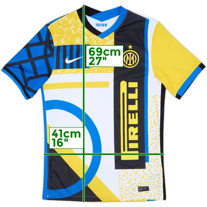 2020-21 Inter Milan Fourth Shirt - 8/10 - (S)