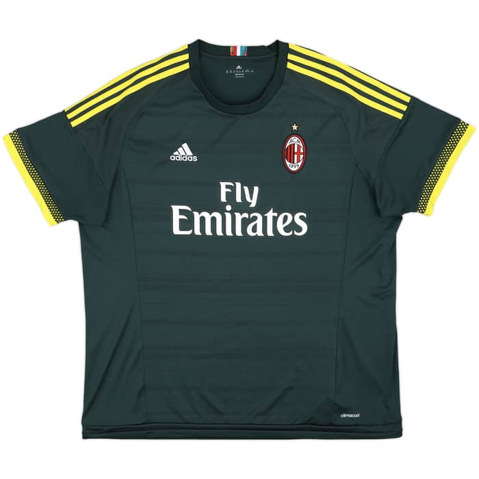 2015-16 AC Milan Third Shirt - 9/10 - (XXL)