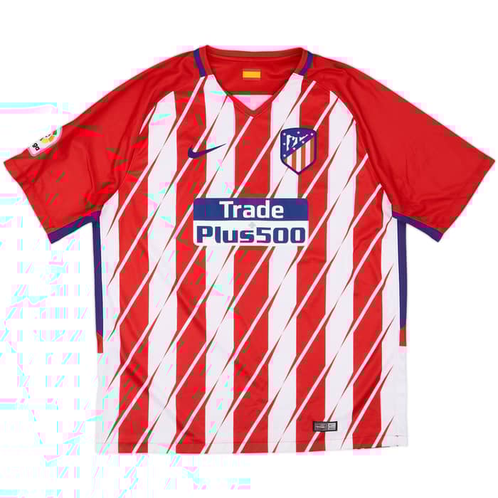 2017-18 Atletico Madrid Home Shirt F.Torres #9 - 10/10 - (XL)