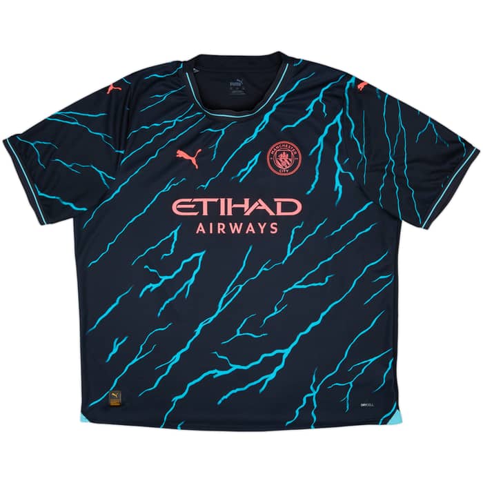2023-24 Manchester City Third Shirt Haaland #9 - 8/10 - (3XL)