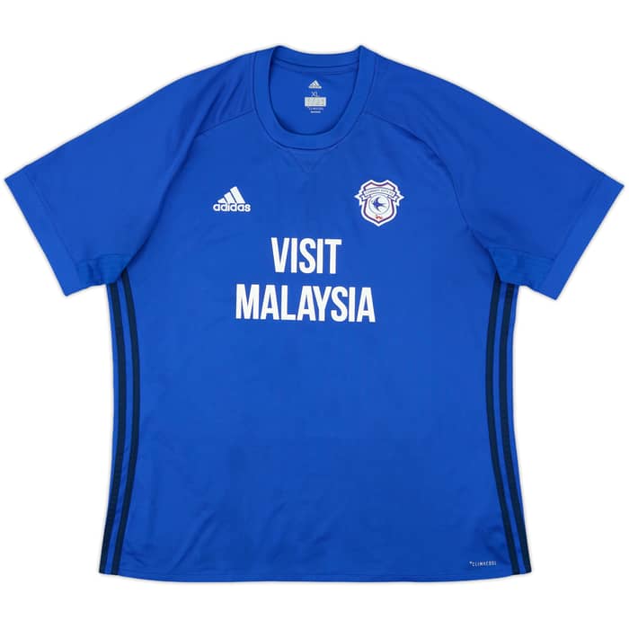 2017-18 Cardiff City Home Shirt - 9/10 - (XL)