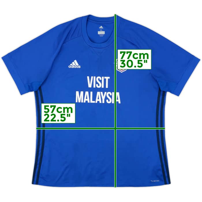 2017-18 Cardiff City Home Shirt - 9/10 - (XL)