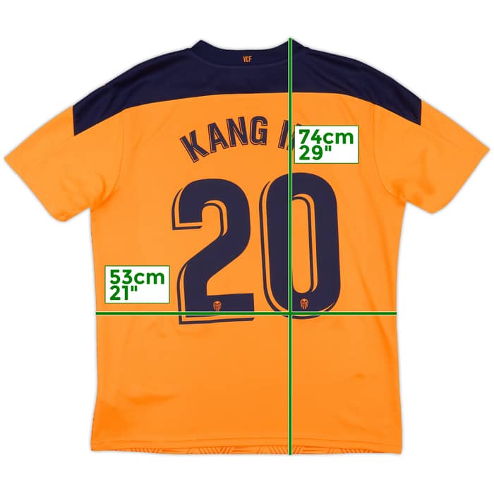 2020-21 Valencia Away Shirt Kang In #20 - 10/10 - (L)