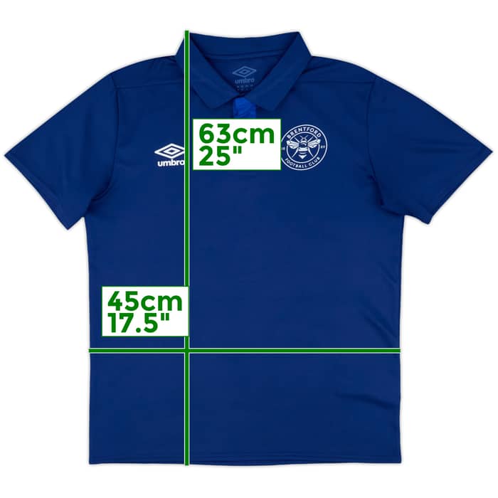 2020-21 Brentford Umbro Polo Shirt - 7/10 - (M)