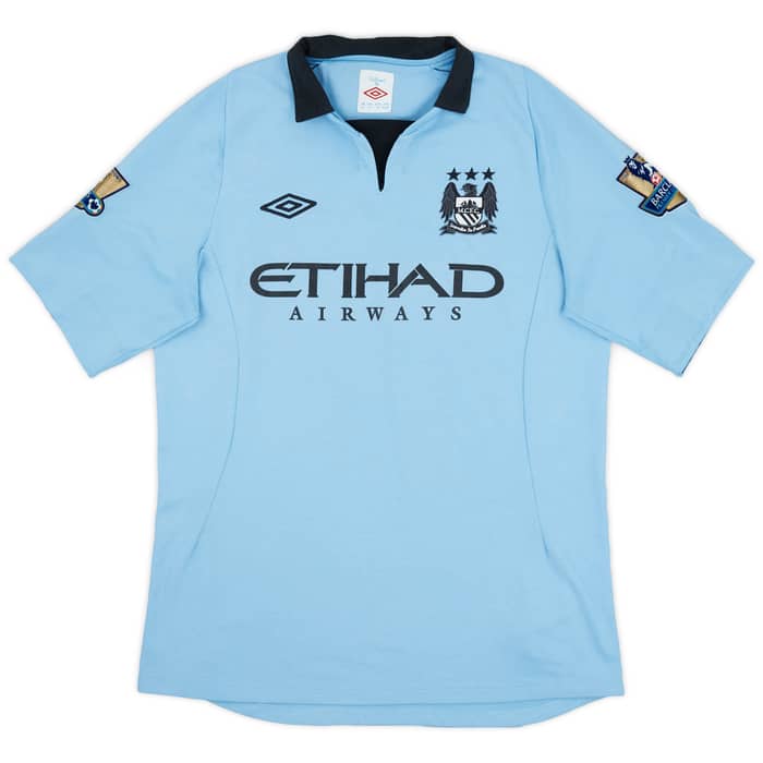 2012-13 Manchester City Home Shirt Kun Aguero #16 - 8/10 - (M)