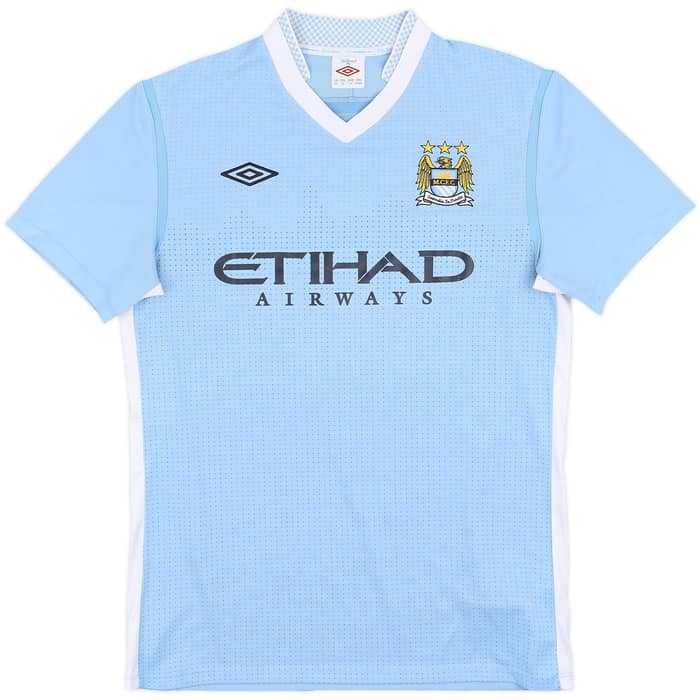 2011-12 Manchester City Home Shirt Silva #21 - 8/10 - (M)