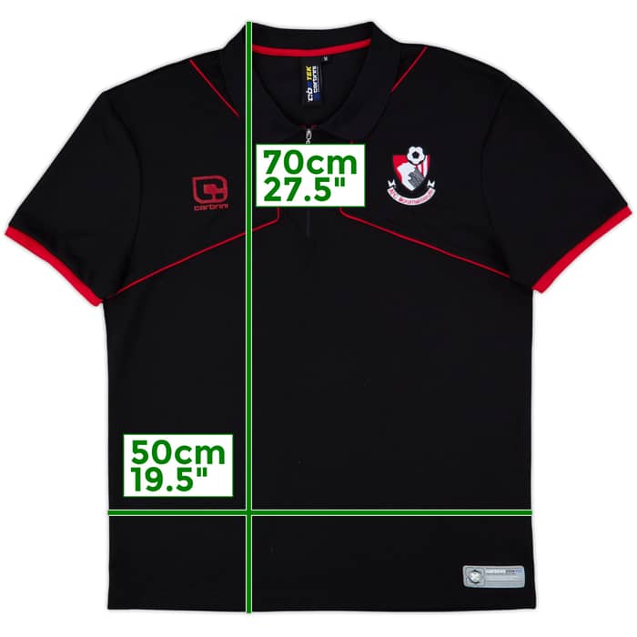 2008-09 Bournemouth Carbrini 1/4 Zip Training Shirt - 7/10 - (M)