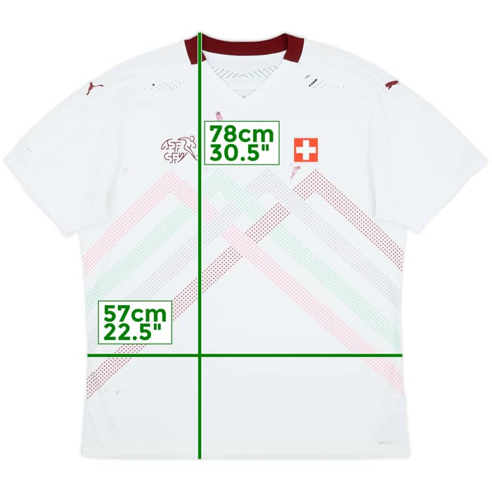 2020-21 Switzerland Away Shirt - 4/10 - (XXL)