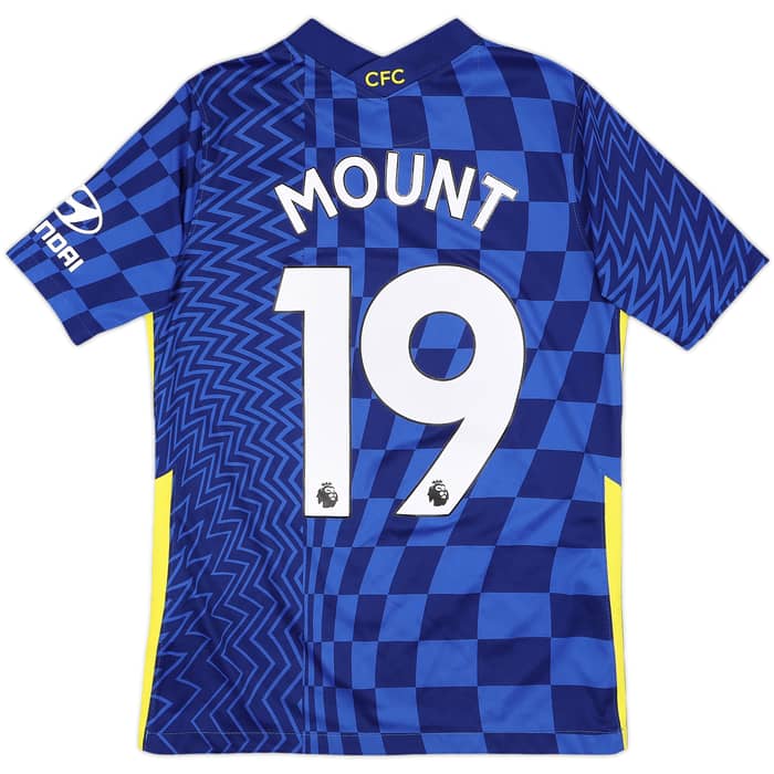 2021-22 Chelsea Home Shirt Mount #19 - 7/10 - (XL.Boys)
