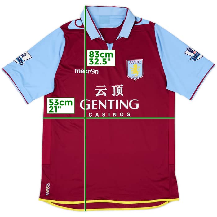 2012-13 Aston Villa Home Shirt - 6/10 - (L)