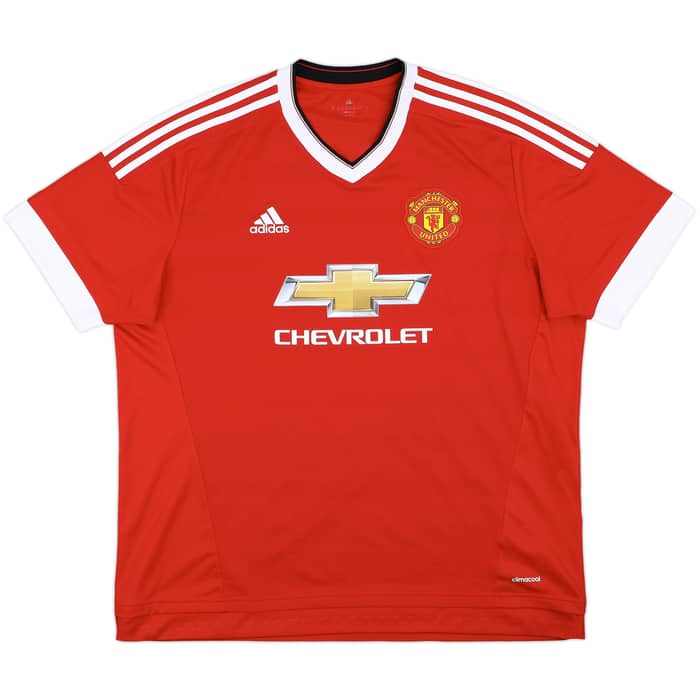 2015-16 Manchester United Home Shirt Martial #11 - 7/10 - (3XL)