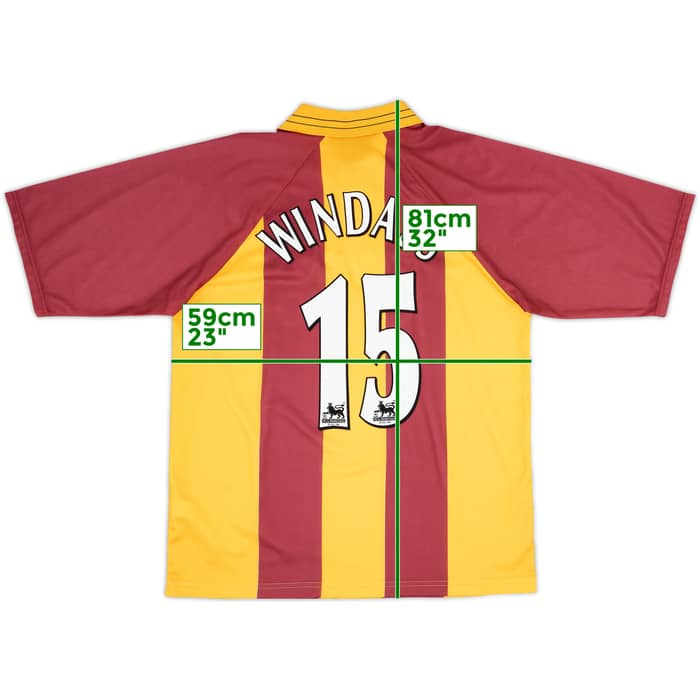 1999-01 Bradford Home Shirt Windass #15 - 10/10 - (L)