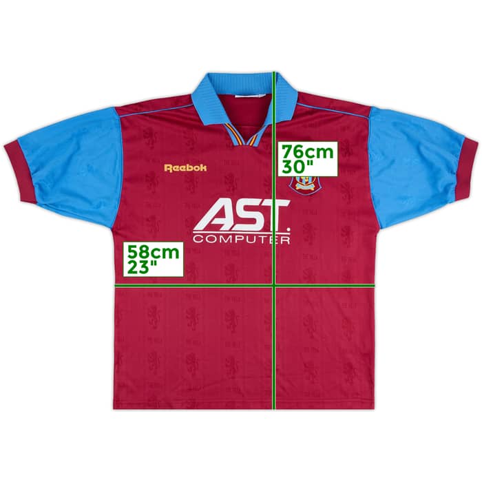1995-97 Aston Villa Home Shirt - 6/10 - (L)
