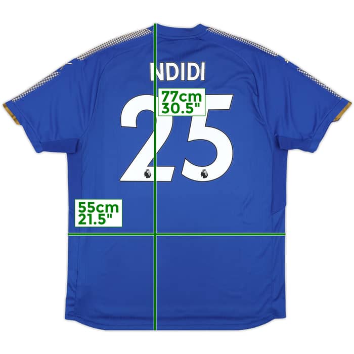 2017-18 Leicester Home Shirt Ndidi #25 - 7/10 - (XXL)