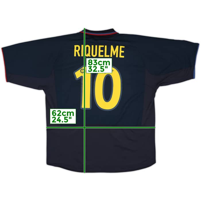 2002-03 Barcelona Away Shirt Riquelme #10 - 8/10 - (XL)