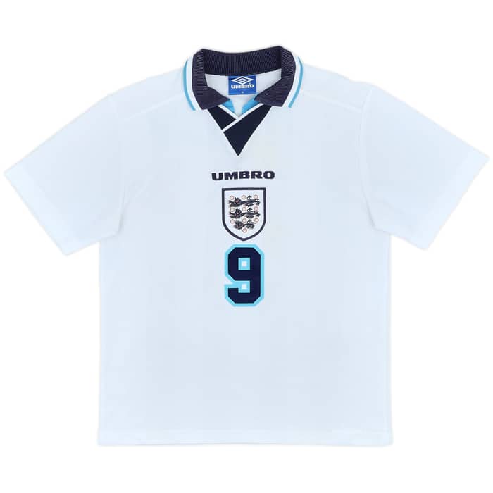 1995-97 England Home Shirt Shearer #9 - 7/10 - (M)