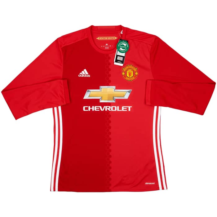 2016-17 Manchester United Home L/S Shirt Rooney #10 (M)