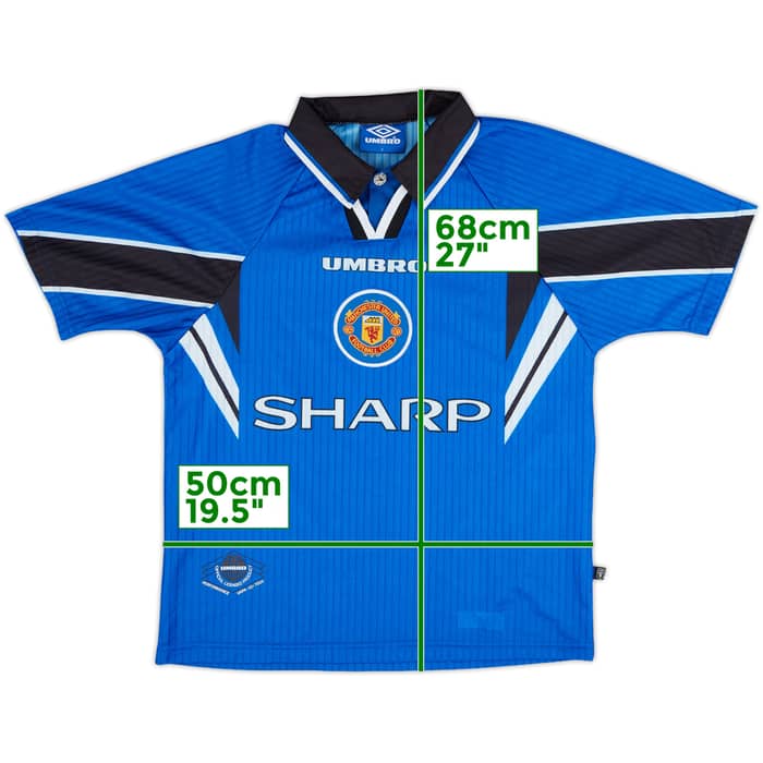 1996-98 Manchester United Third Shirt - 8/10 - (Y)