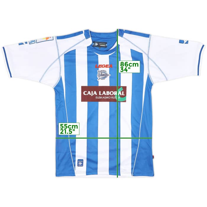 2009-10 Alaves Home Shirt - 8/10 - (XXL)
