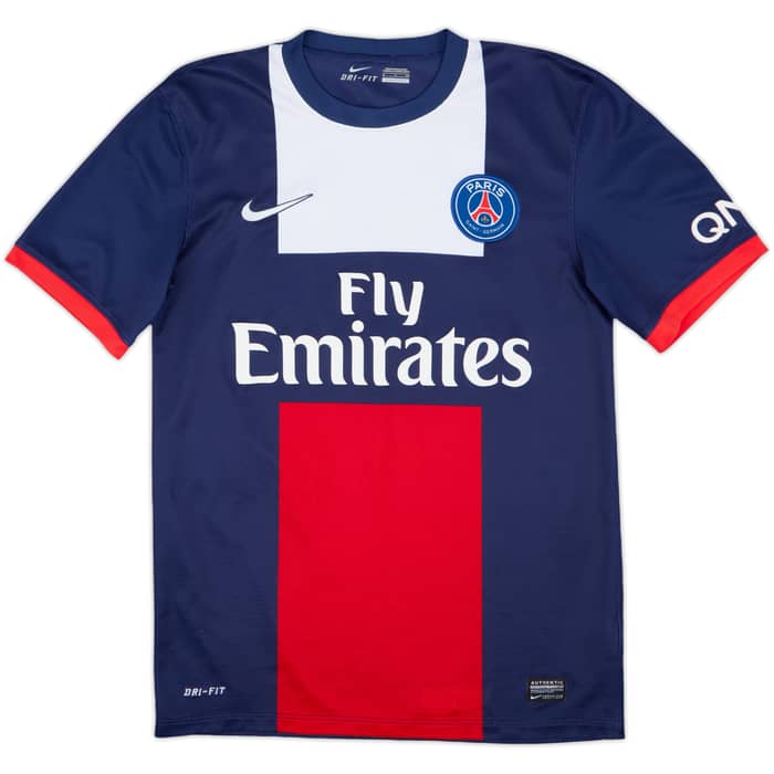 2013-14 Paris Saint-Germain Home Shirt Beckham #32 - 7/10 - (S)