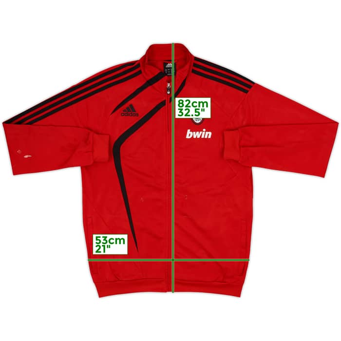 2009-10 AC Milan adidas Track Jacket - 7/10 - (L)