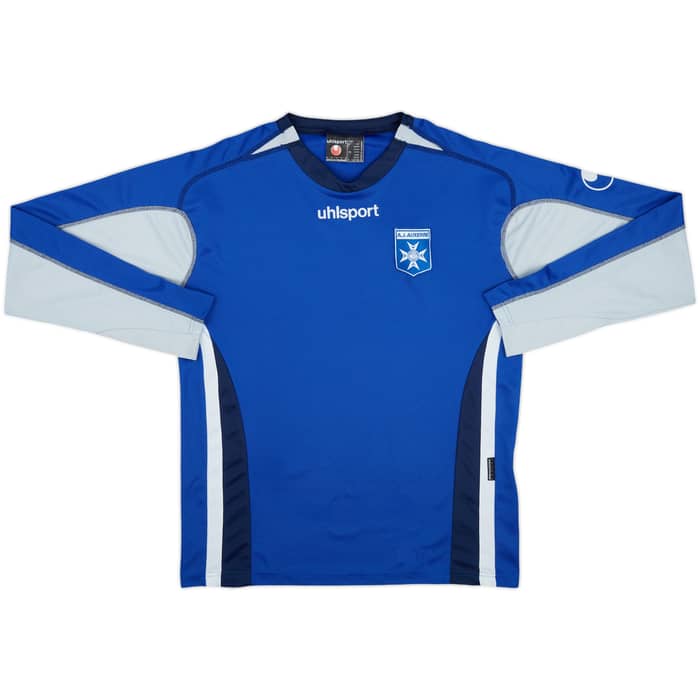 2005-06 Auxerre Uhlsport Training L/S Shirt - 8/10 - (L)