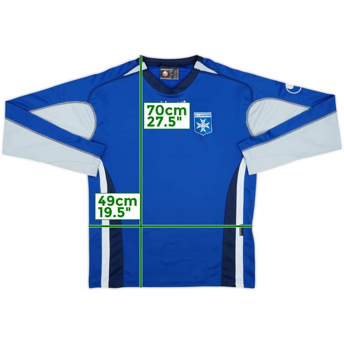 2005-06 Auxerre Uhlsport Training L/S Shirt - 8/10 - (L)