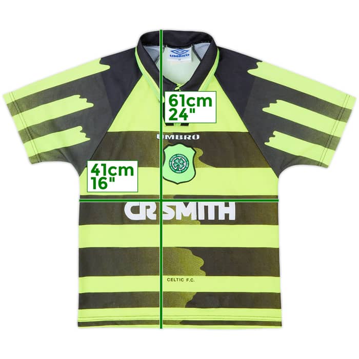 1996-97 Celtic Away Shirt - 7/10 - (L.Boys)