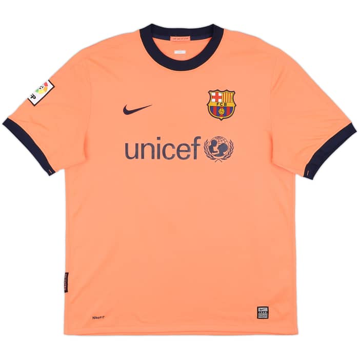2009-10 Barcelona Away Shirt A.Iniesta #8 - 7/10 - (L)