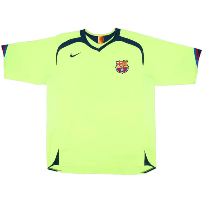 2005-06 Barcelona Away Shirt Ronaldinho #10 - 7/10 - (XL)
