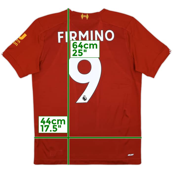 2019-20 Liverpool Home Shirt Firmino #9 - 9/10 - (S)