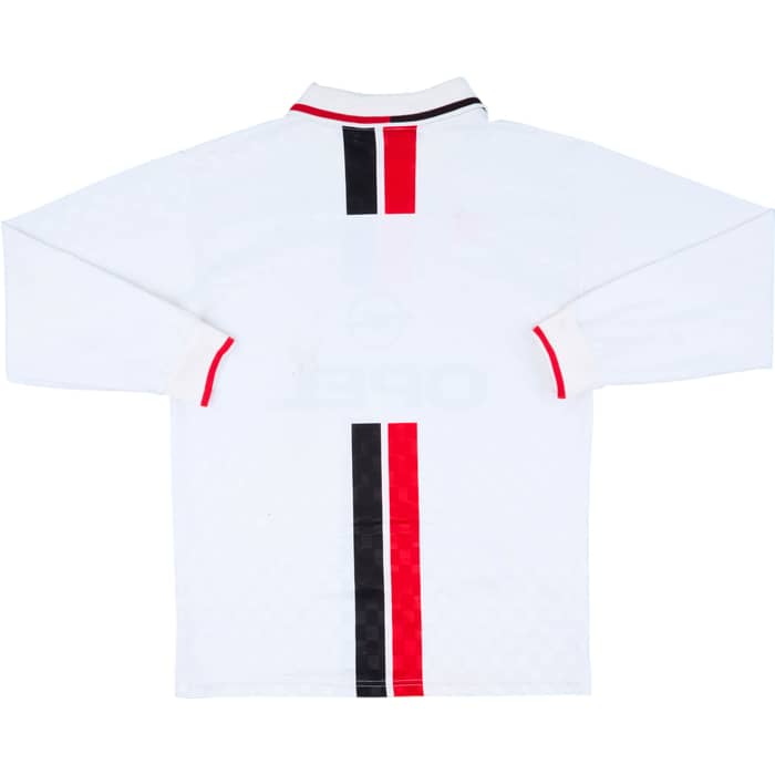 1995-96 AC Milan Away L/S Shirt - 8/10 - (L)