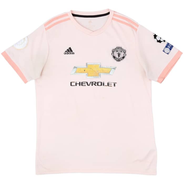 2018-19 Manchester United Away Shirt - 4/10 - (L)