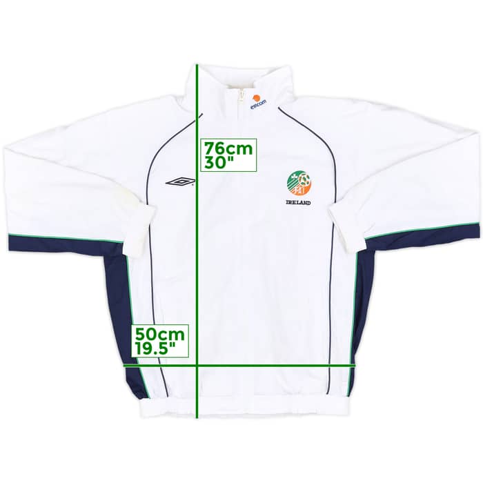 2002-03 Ireland Umbro Track Jacket - 8/10 - (S)
