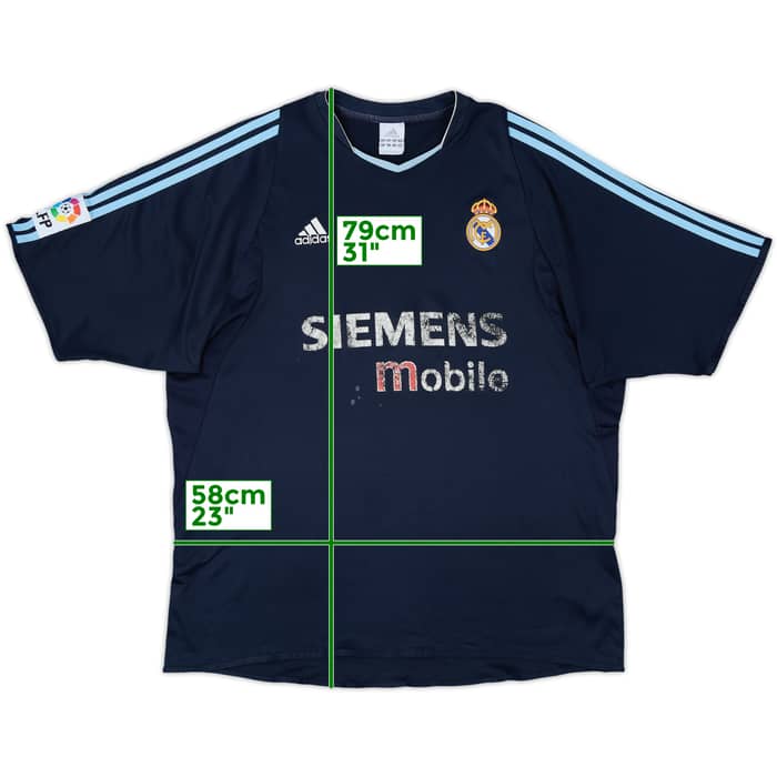 2003-04 Real Madrid Away Shirt - 4/10 - (XXL)