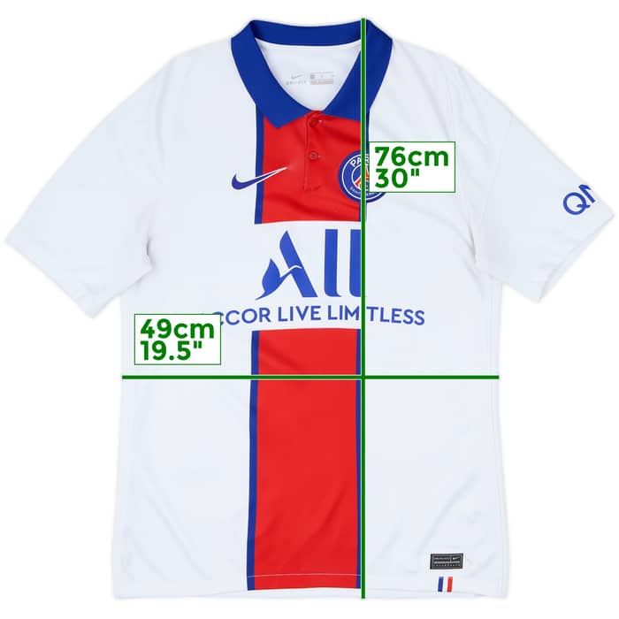 2020-21 Paris Saint-Germain Away Shirt - 5/10 - (M)