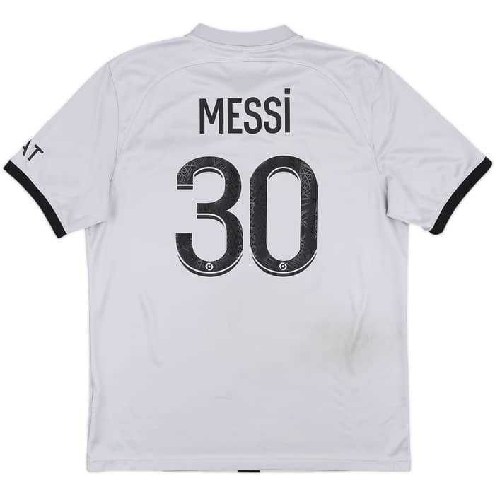 2022-23 Paris Saint-Germain Away Shirt Messi #30 - 8/10 - (L)