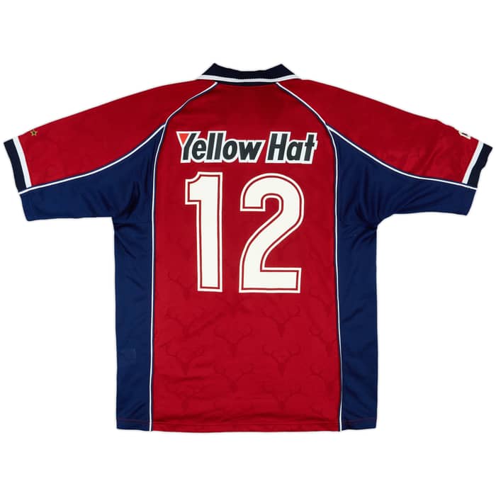 2001-02 Kashima Antlers Home Shirt #12 - 6/10 - (M)