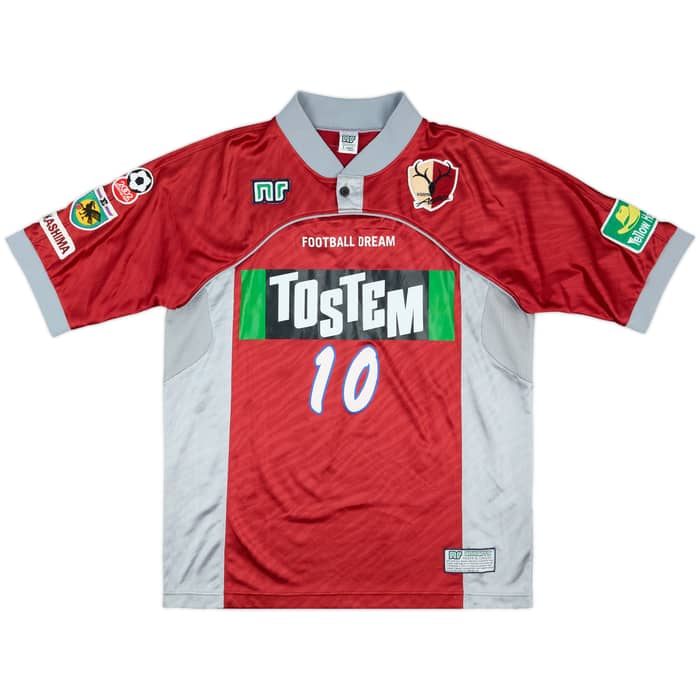 1998 Kashima Antlers Match Issue Emperor's Cup Home Shirt #10