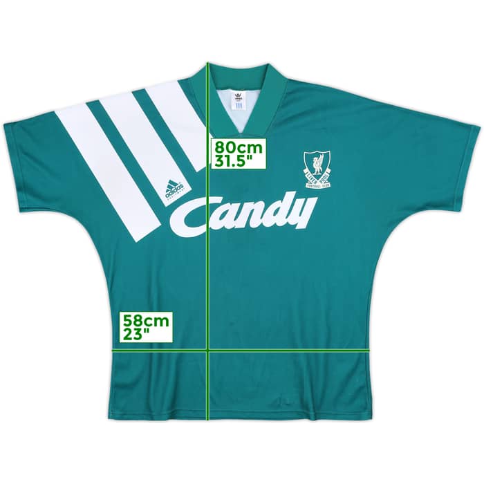 1991-92 Liverpool Away Shirt - 7/10 - (L/XL)