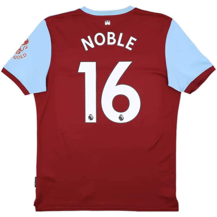 2019-20 West Ham Home Shirt Noble #16 - 9/10 - (L)