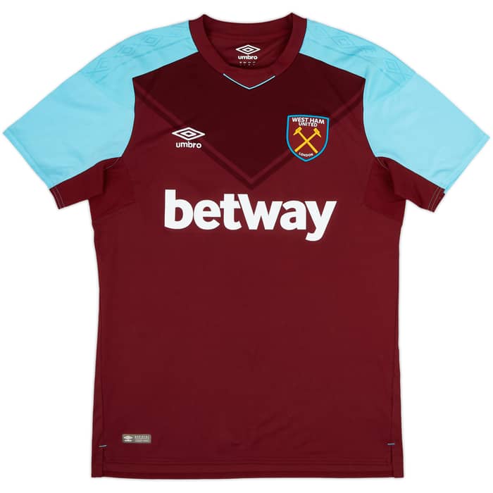 2017-18 West Ham Home Shirt Zabaleta #5 - 8/10 - (L)