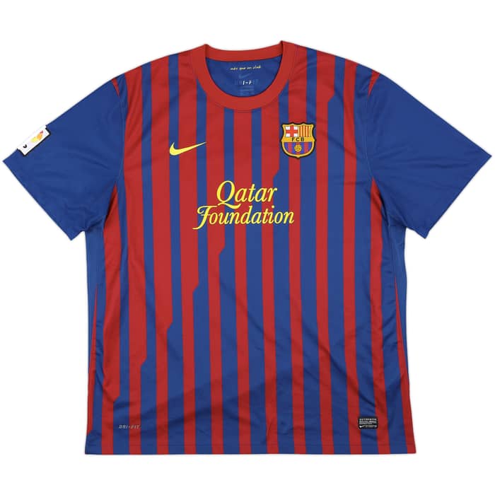 2011-12 Barcelona Home Shirt Puyol #5 - 7/10 - (XXL)
