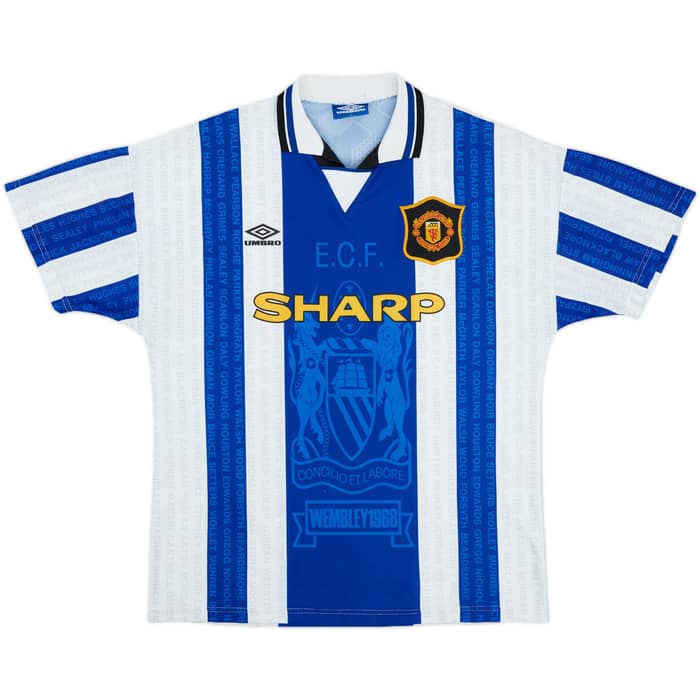 1994-96 Manchester United Third Shirt Cantona #7 - 8/10 - (L)